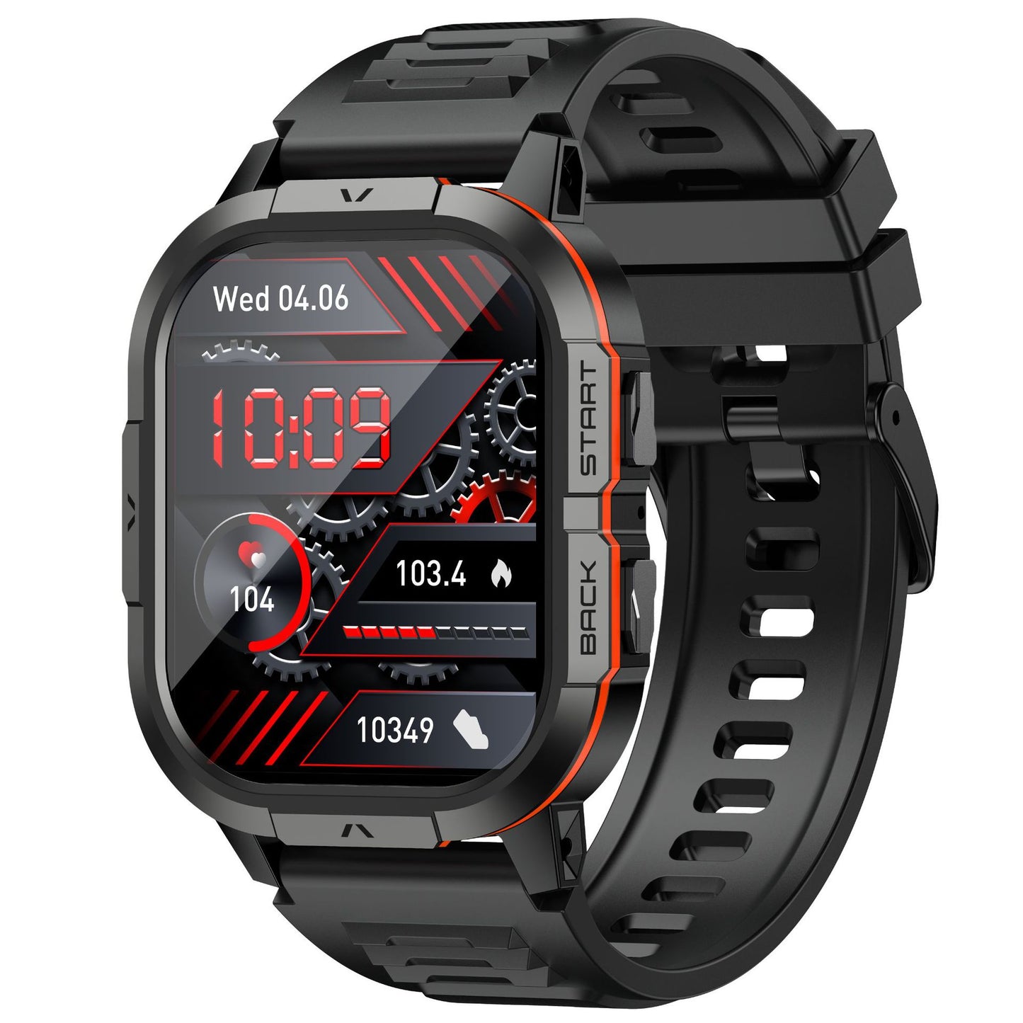 P 1102.06inch Watch Heart Rate Blood Oxygen Health Monitoring Sports Bluetooth Call Touch Screen - Move to future