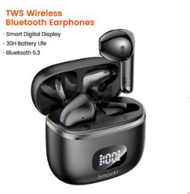 Toocki V08 TWS True Wireless Bluetooth 5.3 Half In-ear Design Overtime Long Battery Life Waterproof Sweat-proof Headset - Move to future