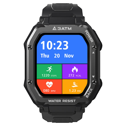 Kospet Rock Outdoor Sports Three-proof Smart Watch 1.69 Inch 20 Sports Modes - Move to future