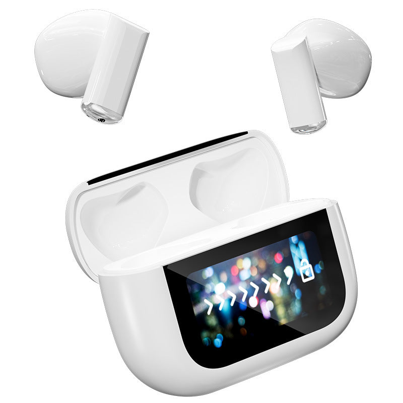 With Screen Headset Bluetooth 5.4enc Noise Reduction Long Battery Life Real Wireless In-ear Bluetooth Headset - Move to future