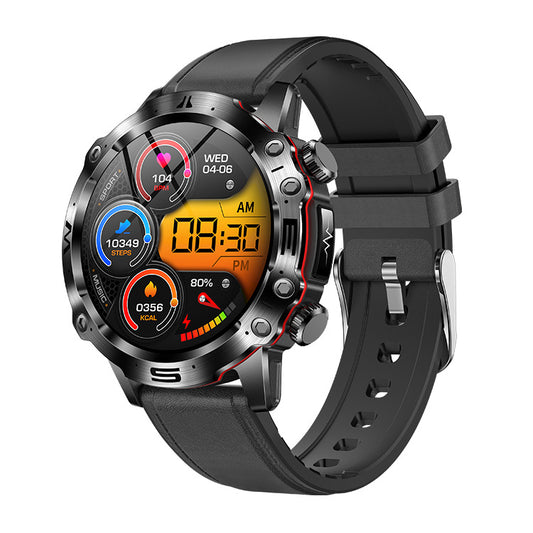 2024 New ET482 Smart Watch Outdoor Sports AMOLDE HD ECG Bluetooth Call Non-invasive Blood Glucose - Move to future