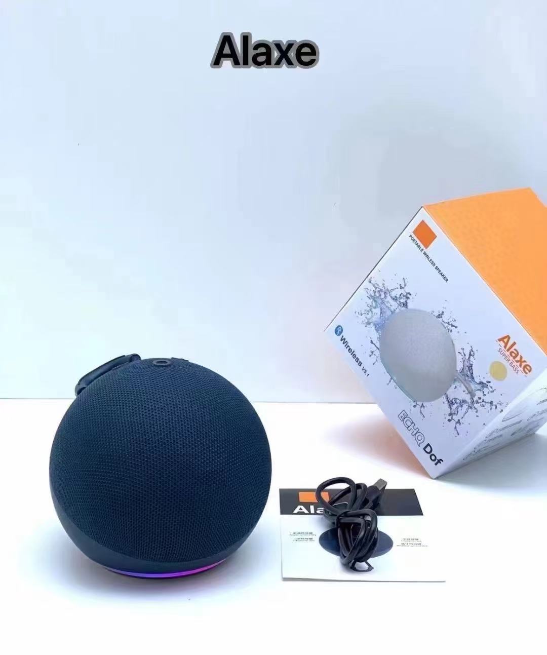 Alaxe Bluetooth Speaker Wireless Fabric Card Small Audio Subwoofer Desktop Mini Bluetooth Speaker - Move to future