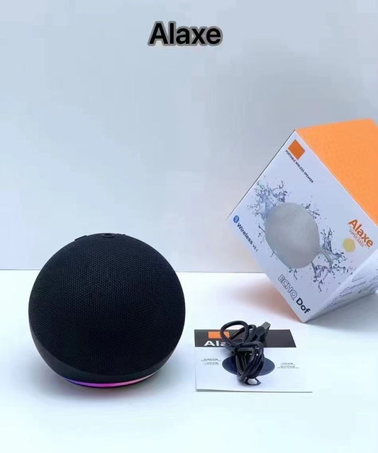 Alaxe Bluetooth Speaker Wireless Fabric Card Small Audio Subwoofer Desktop Mini Bluetooth Speaker - Move to future