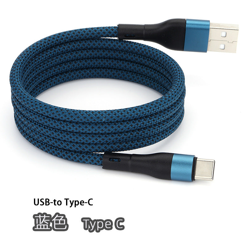 Magnetic Portable Storage Fast Charging Cable Type-c Apple 15 Android Huawei Vivo Applicable Data Cable - Move to future
