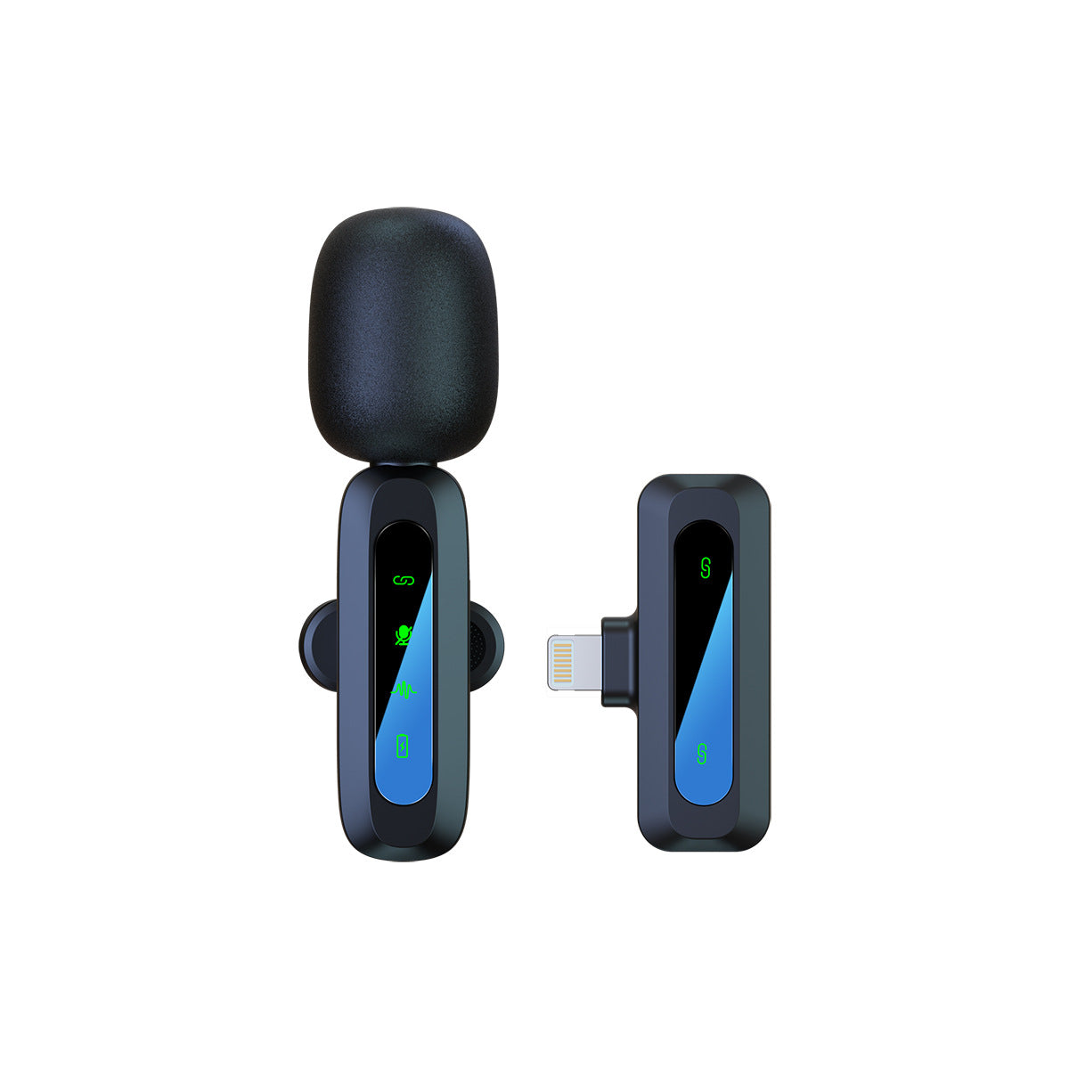 Cross-border Private Model New J3 One-to-two Wireless Collar Clip Microphone Live Radio Noise Reduction Wireless Microphone Microphone - Move to future