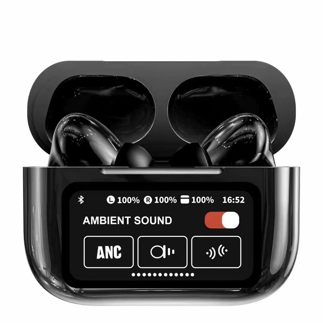 With Screen Headset Bluetooth 5.4enc Noise Reduction Long Battery Life Real Wireless In-ear Bluetooth Headset - Move to future