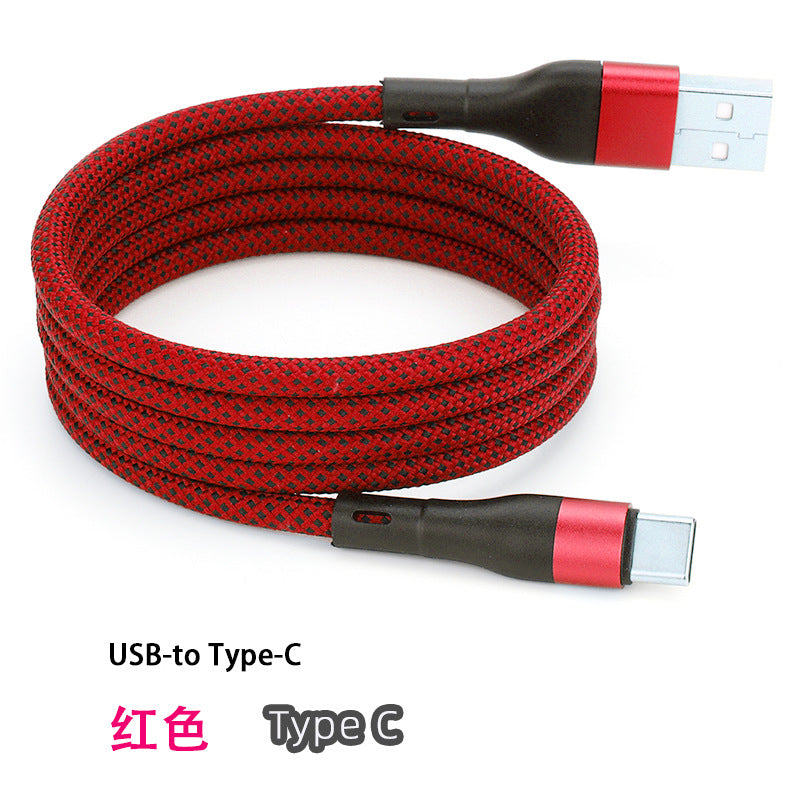 Magnetic Portable Storage Fast Charging Cable Type-c Apple 15 Android Huawei Vivo Applicable Data Cable - Move to future