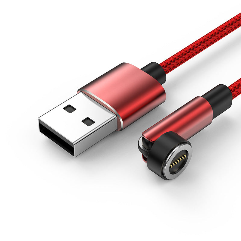 Rotating Magnetic Suction Data Line 540type-c Is Suitable For Apple Huawei Super Fast Charging Three-in-one Mobile Phone Charging Line - Move to future