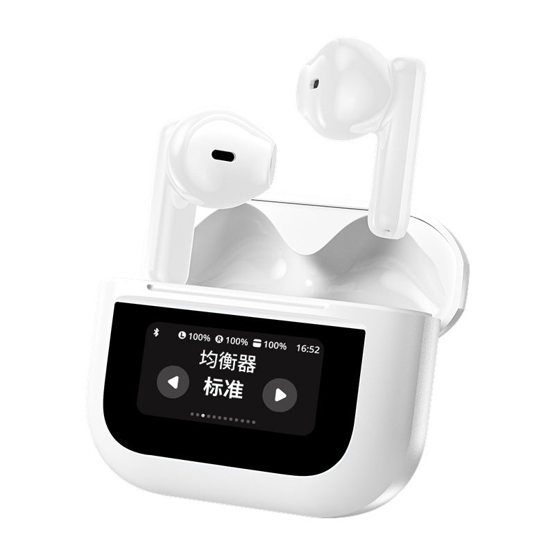 With Screen Headset Bluetooth 5.4enc Noise Reduction Long Battery Life Real Wireless In-ear Bluetooth Headset - Move to future
