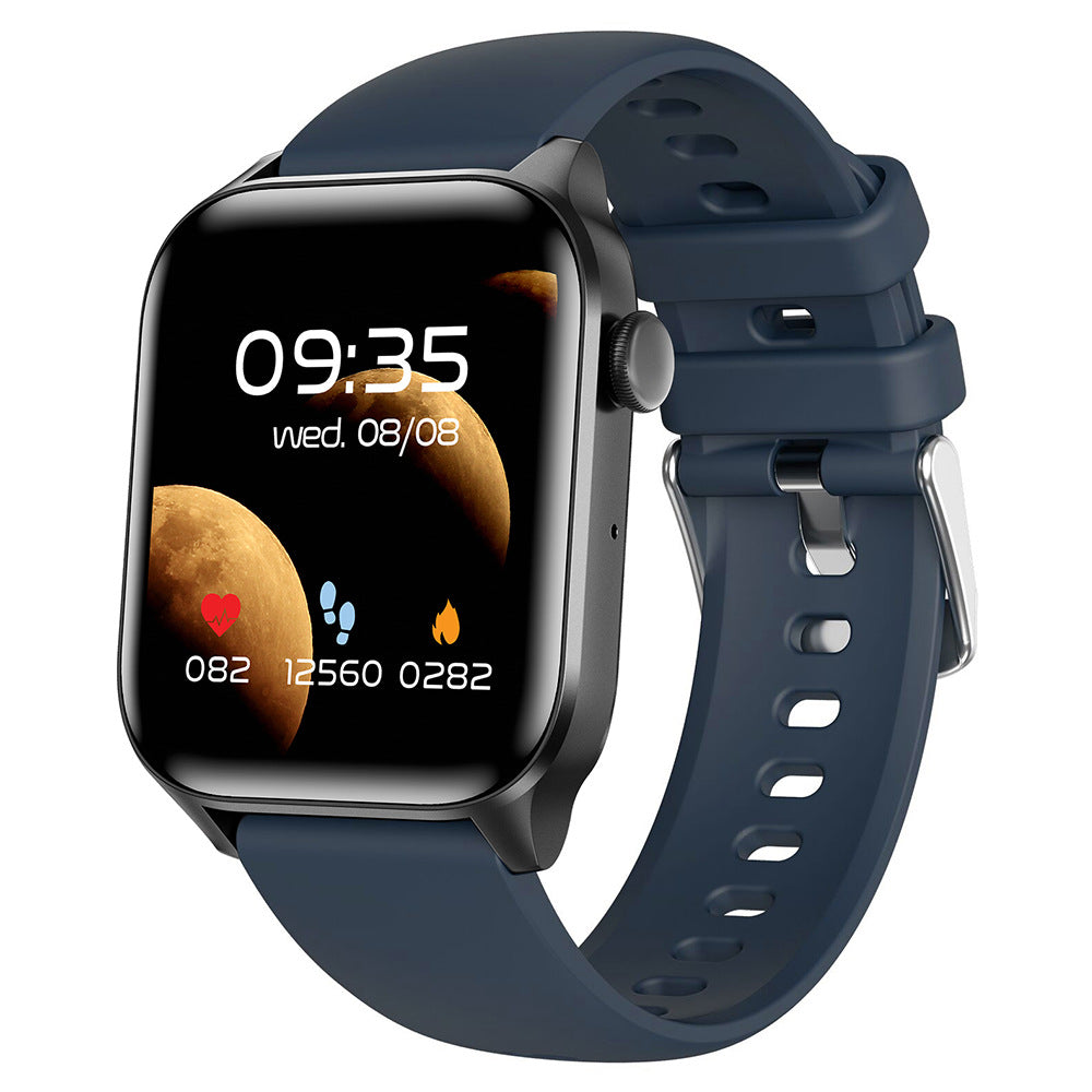 Longitudinal New T12PRO Smart Watch Bluetooth Call Blood Glucose Watch Various Sports Heart Rate Blood Pressure Blood Oxygen Monitor Sleep - Move to future