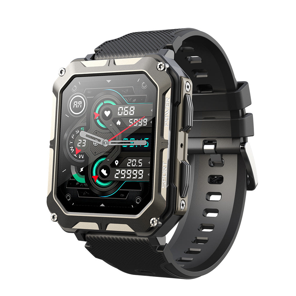 C20pro Smart Watch Bluetooth Call Sport Heart Rate Pressure Waterproof Long Battery Life Digital Computer Accessories - Move to future
