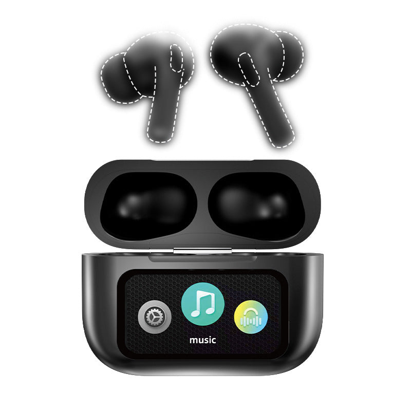 With Screen Headset Bluetooth 5.4enc Noise Reduction Long Battery Life Real Wireless In-ear Bluetooth Headset - Move to future