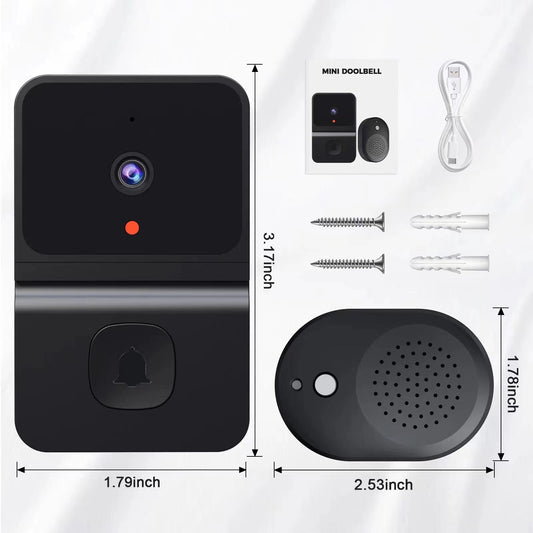 New Smart Doorbell Low Power Wireless Video Doorbell Intercom Mobile Phone Monitoring Wifi Doorbell Ding Dong Set - Move to future