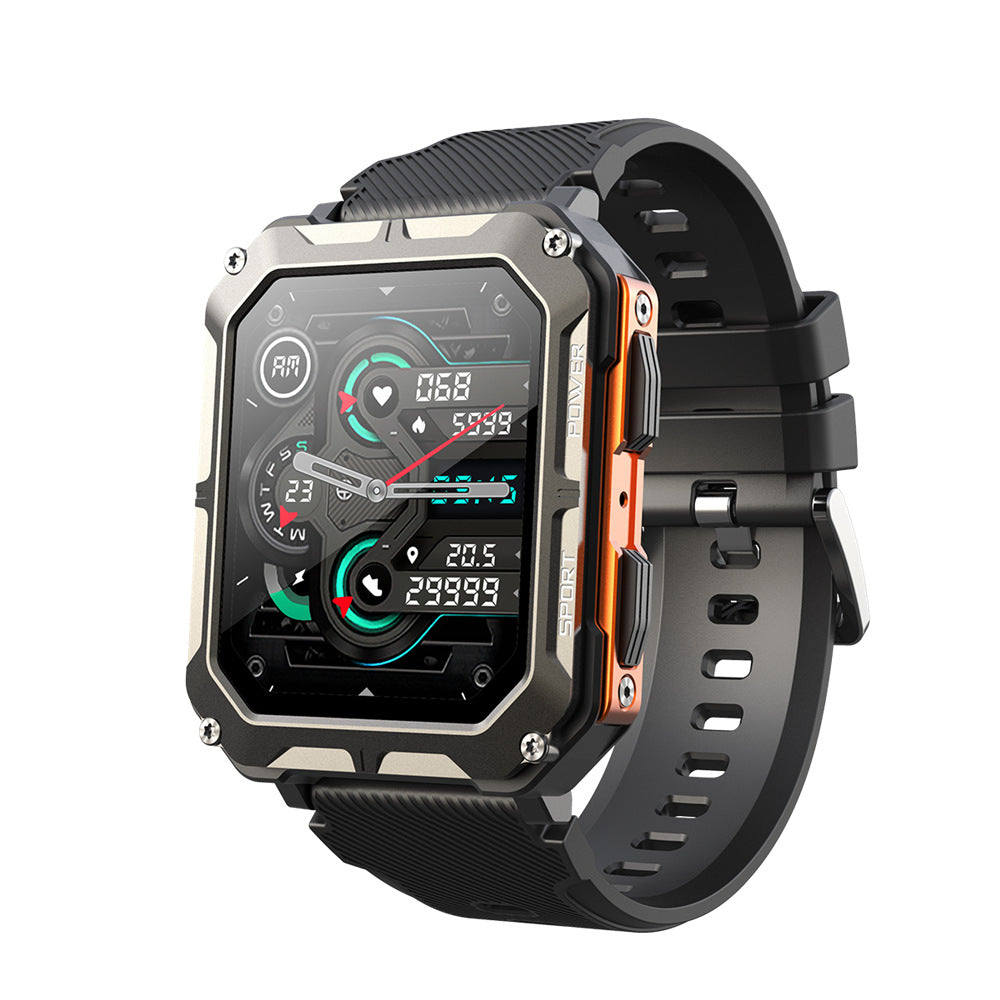 C20pro Smart Watch Bluetooth Call Sport Heart Rate Pressure Waterproof Long Battery Life Digital Computer Accessories - Move to future