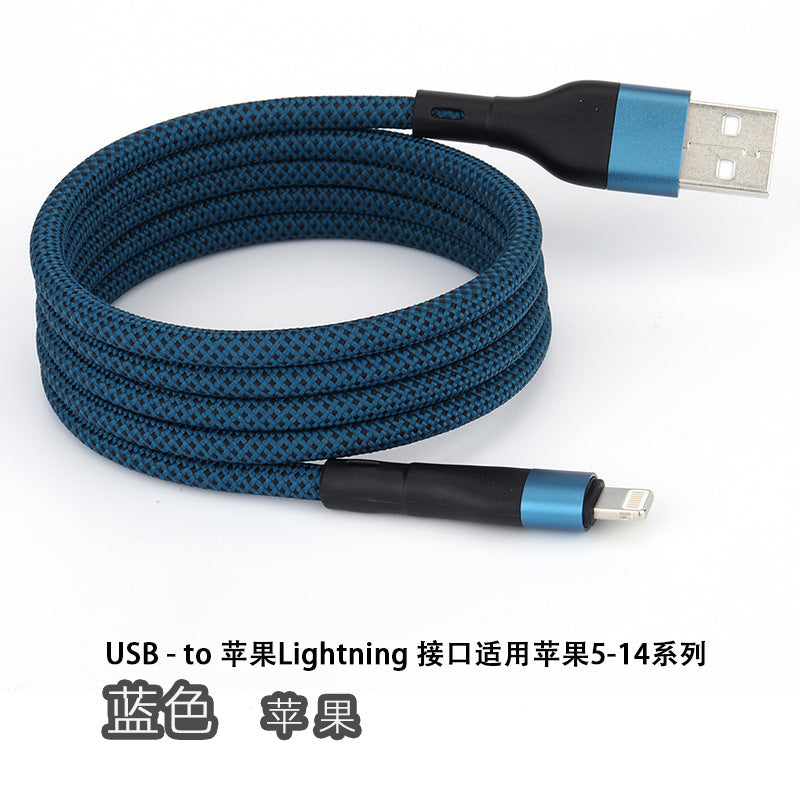 Magnetic Portable Storage Fast Charging Cable Type-c Apple 15 Android Huawei Vivo Applicable Data Cable - Move to future