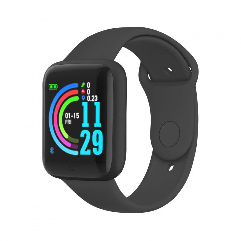 Y68 Macaron Smart Bracelet D20 Macaron New Heart Rate Blood Pressure Multi-Function Bluetooth Watch - Move to future