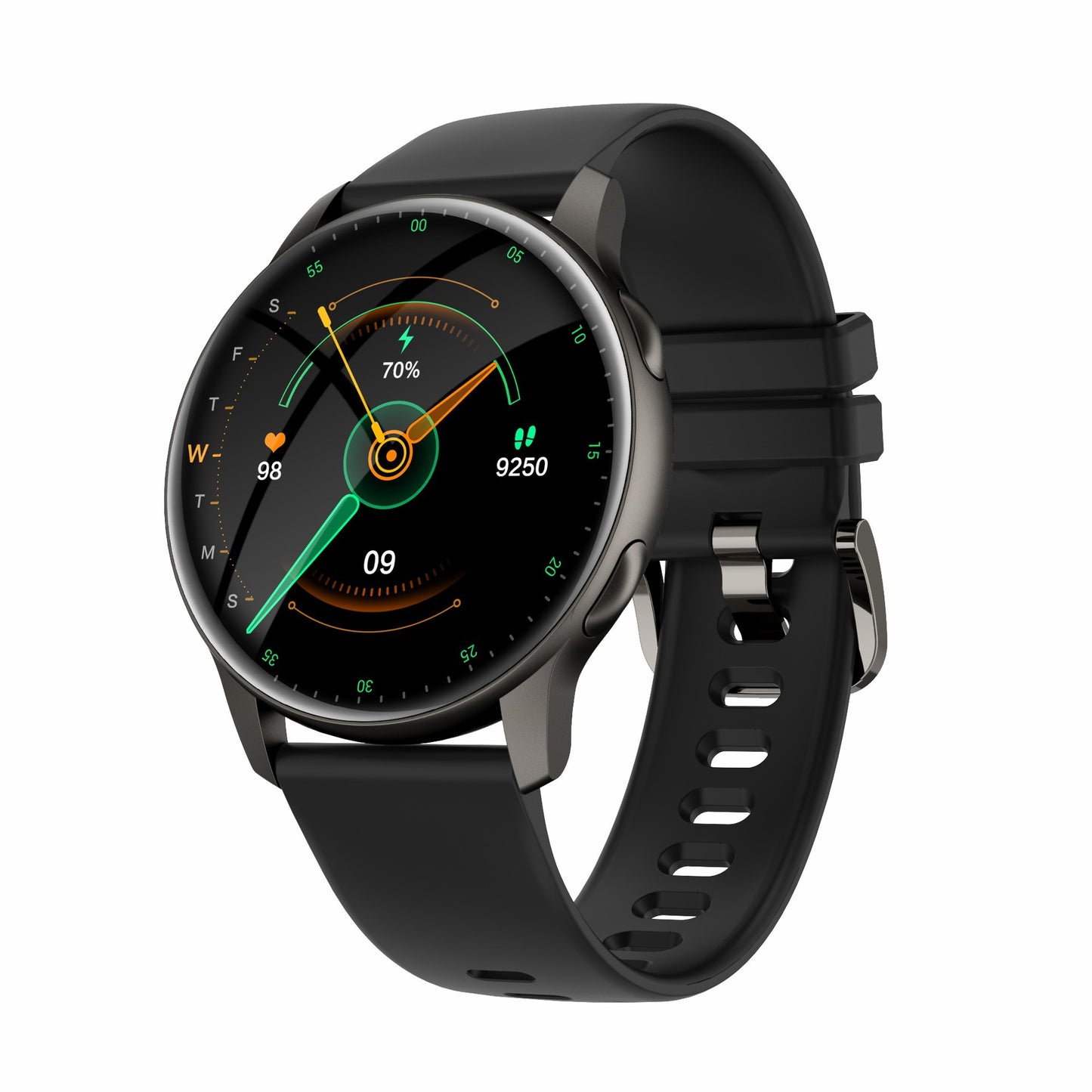 LA17 Smart Watch New Round Screen AMOLED Women's Health Heart Rate Blood Oxygen Sleep Monitoring Exercise Step Meter - Move to future