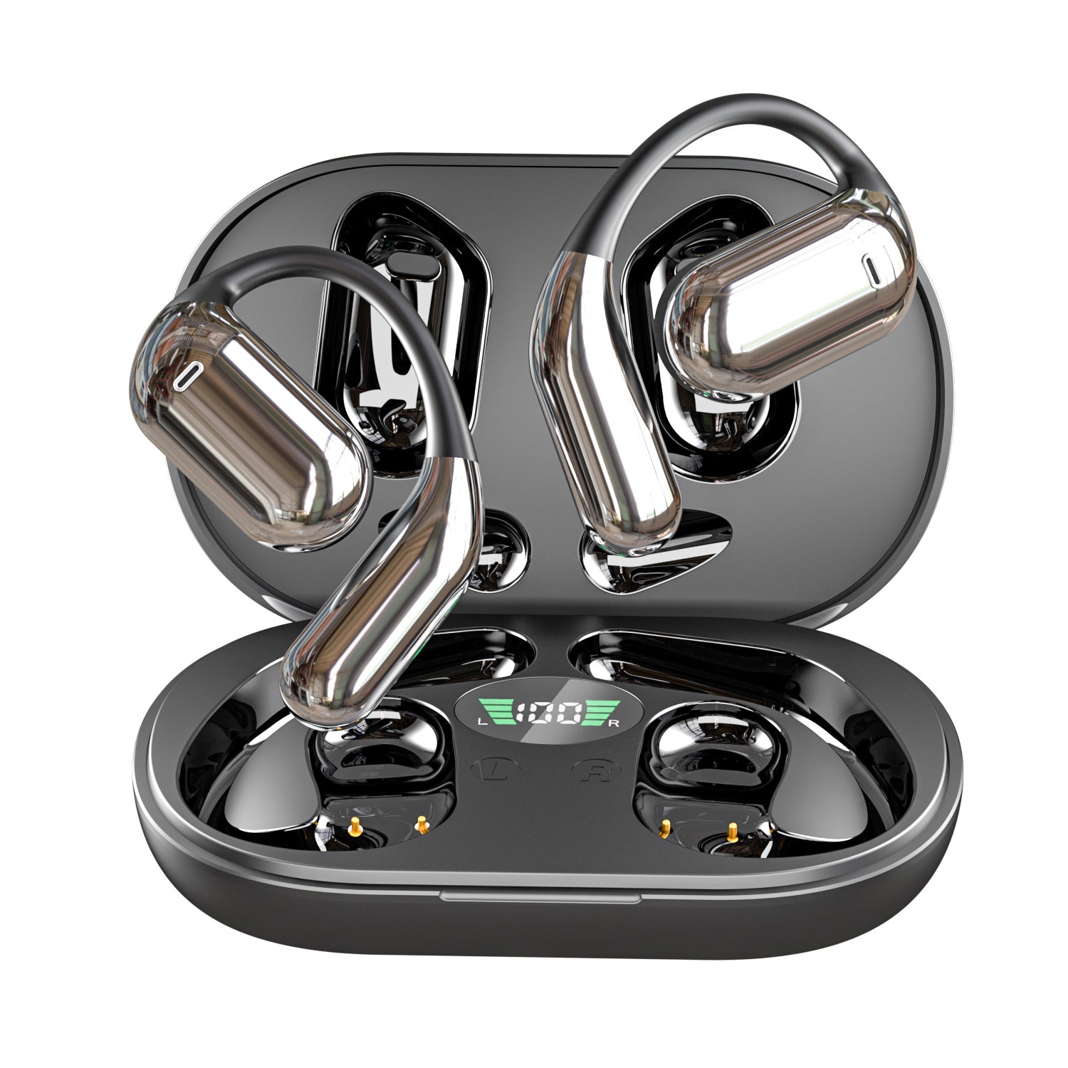 Chattering Ai Translation OWS Not In-ear Bluetooth Headset Q16 Open Ear-hanging Wireless - Move to future
