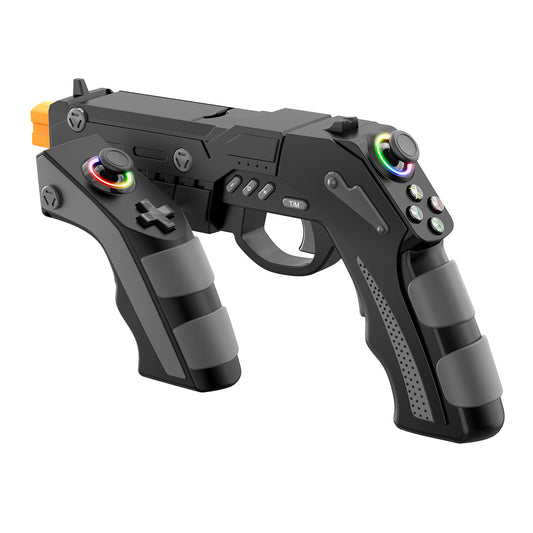 Switch 2 Game Controller Gun Stock Switch Universal Shooting Somatosensory Gun With Burst Gyroscope Hall Rocker - Move to future