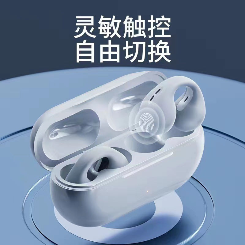 Cross-border Explosions T7500 Bluetooth Headset TWS Ear Clip Type Long Endurance Not In The Ear Wireless Sports Clip Ear Bone Conduction - Move to future