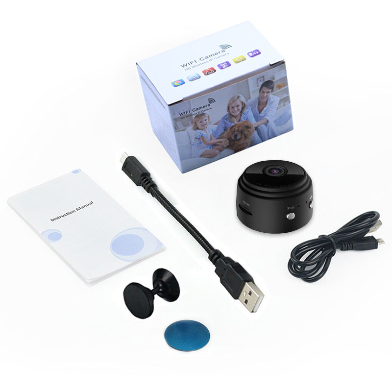 A9 High Definition 1080p Infrared Night Vision Wireless Wifi Children's Sports Aerial Photography Camera Dv A9 Camera Head - Move to future