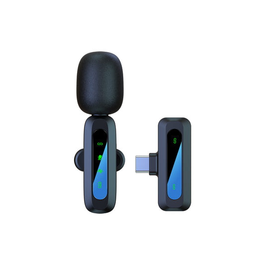 Cross-border Private Model New J3 One-to-two Wireless Collar Clip Microphone Live Radio Noise Reduction Wireless Microphone Microphone - Move to future