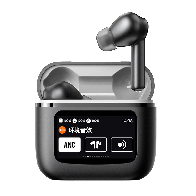 With Screen Headset Bluetooth 5.4enc Noise Reduction Long Battery Life Real Wireless In-ear Bluetooth Headset - Move to future