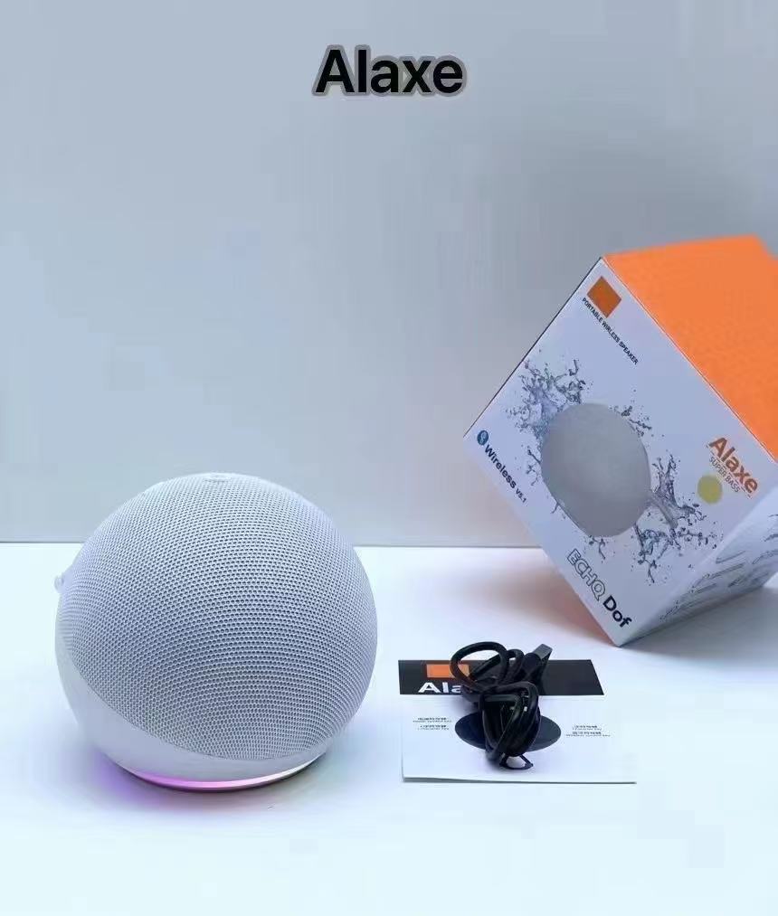 Alaxe Bluetooth Speaker Wireless Fabric Card Small Audio Subwoofer Desktop Mini Bluetooth Speaker - Move to future