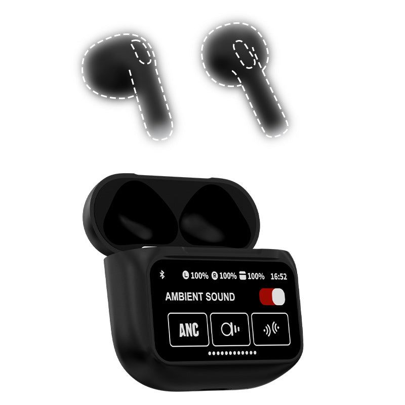 With Screen Headset Bluetooth 5.4enc Noise Reduction Long Battery Life Real Wireless In-ear Bluetooth Headset - Move to future