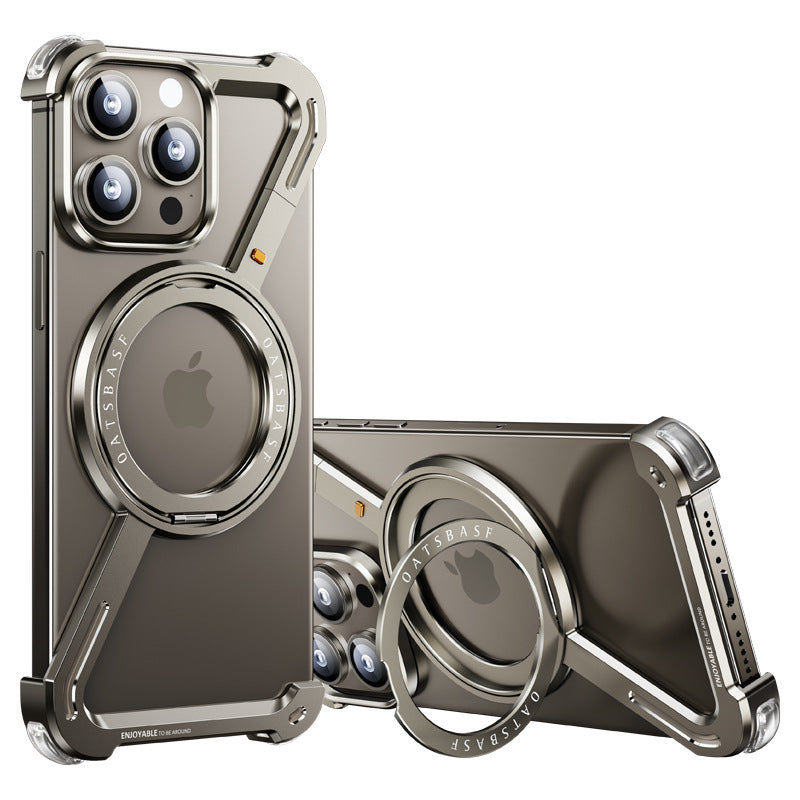 New Model Suitable For Apple 17Promax Frameless Z Case Samsung Galaxy S25 Ultra Magnetic Rotation - Move to future