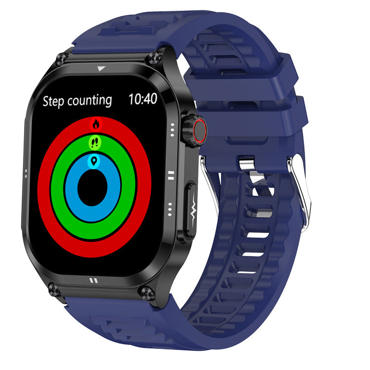New ET281 Smart Watch ECG Heart Rate Blood Glucose Sleep Monitoring AMOLED Bluetooth Call Health - Move to future