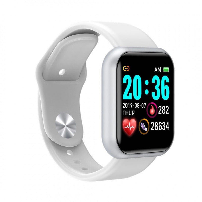 Y68 Macaron Smart Bracelet D20 Macaron New Heart Rate Blood Pressure Multi-Function Bluetooth Watch - Move to future