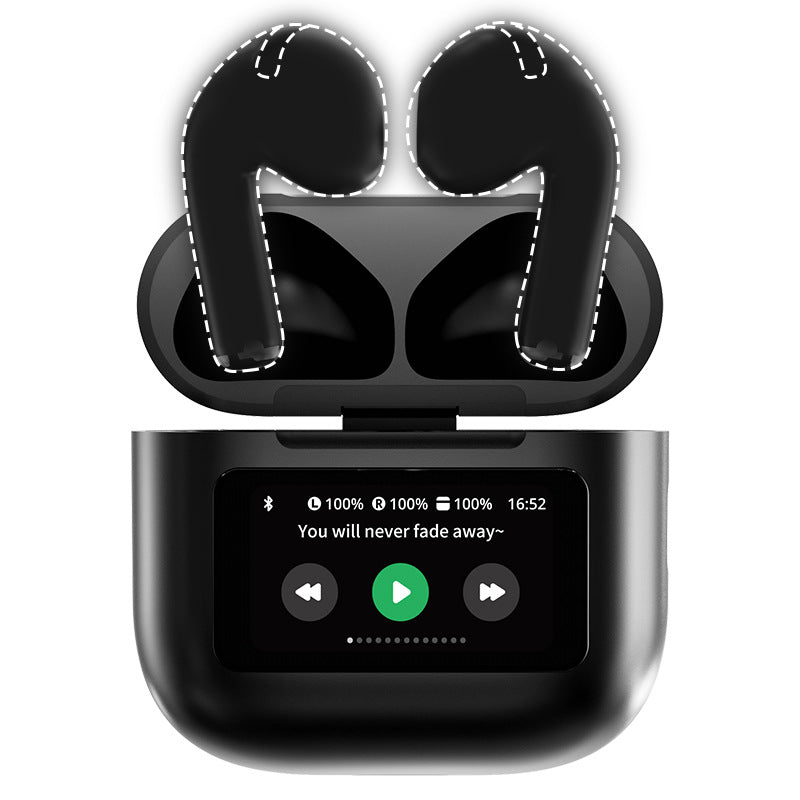 With Screen Headset Bluetooth 5.4enc Noise Reduction Long Battery Life Real Wireless In-ear Bluetooth Headset - Move to future