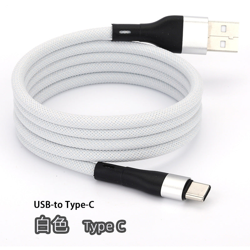 Magnetic Portable Storage Fast Charging Cable Type-c Apple 15 Android Huawei Vivo Applicable Data Cable - Move to future
