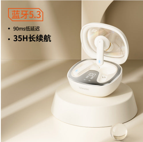 Toocki V08 TWS True Wireless Bluetooth 5.3 Half In-ear Design Overtime Long Battery Life Waterproof Sweat-proof Headset - Move to future