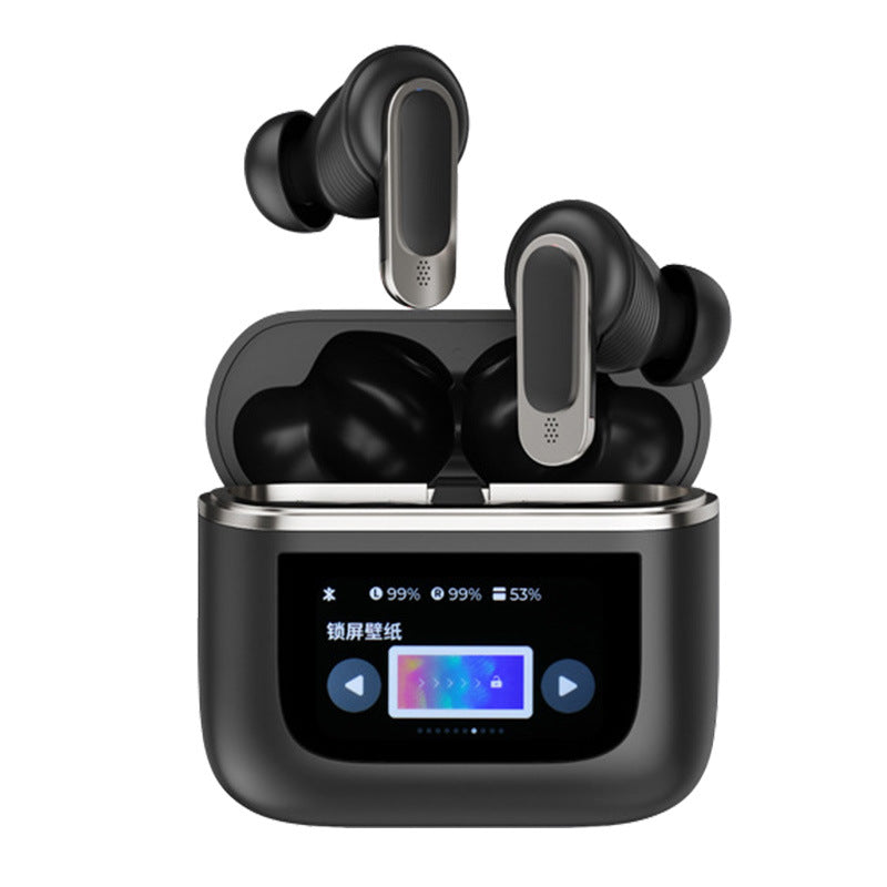 With Screen Headset Bluetooth 5.4enc Noise Reduction Long Battery Life Real Wireless In-ear Bluetooth Headset - Move to future