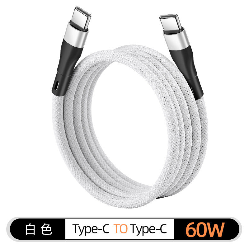Magnetic Portable Storage Fast Charging Cable Type-c Apple 15 Android Huawei Vivo Applicable Data Cable - Move to future