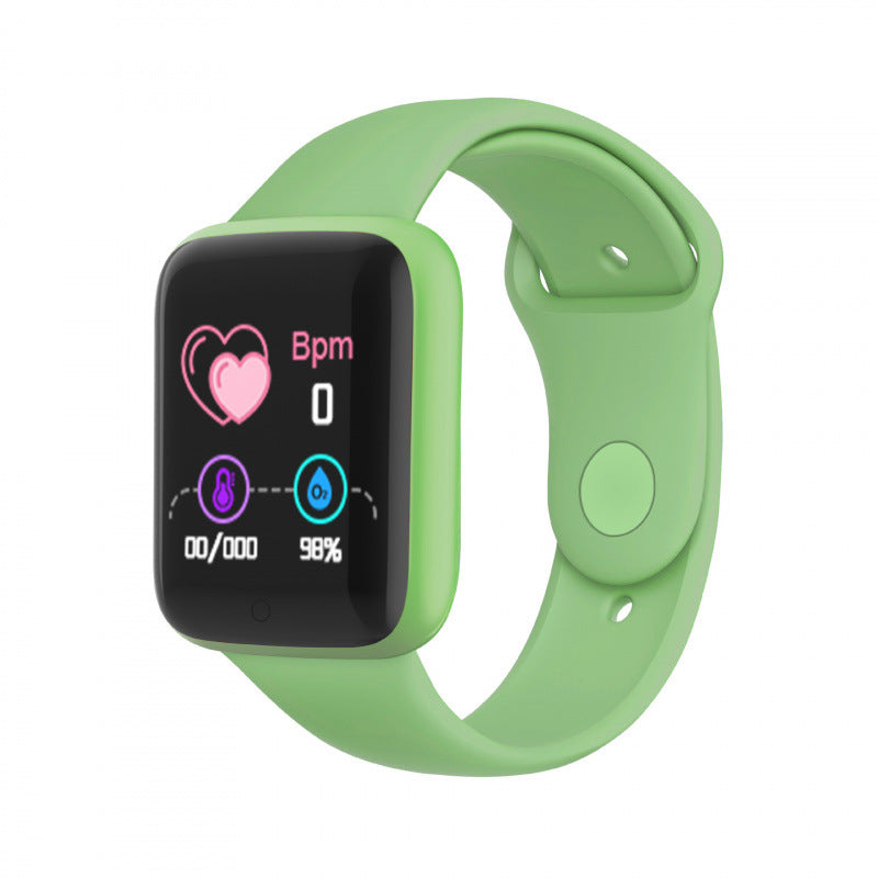 Y68 Macaron Smart Bracelet D20 Macaron New Heart Rate Blood Pressure Multi-Function Bluetooth Watch - Move to future