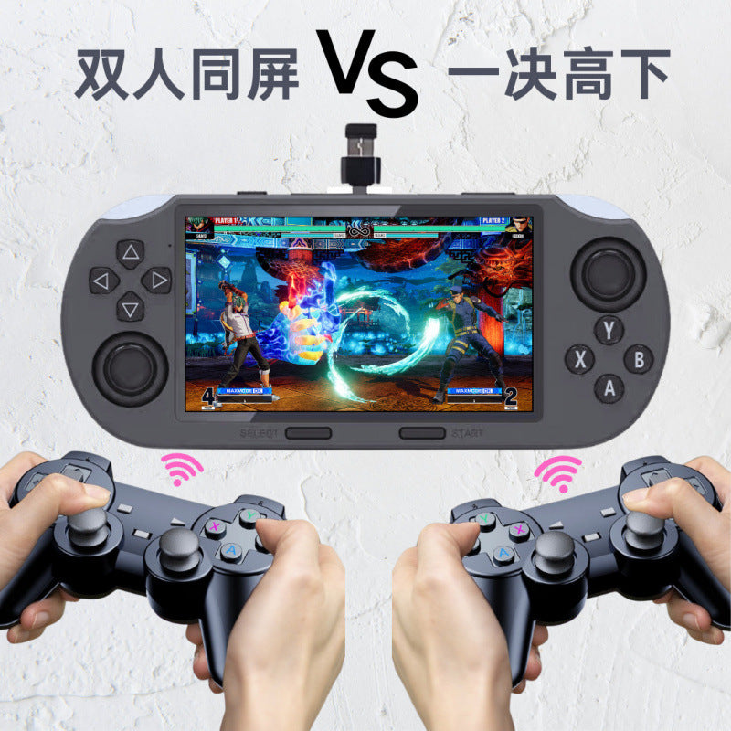 New SF3000 Nostalgic Game Console 4.5inches High-definition Large Screen Handheld GBA Dual Joystick Handheld Game Console - Move to future