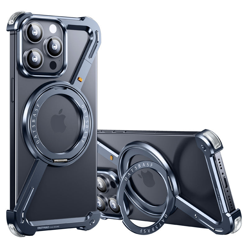 New Model Suitable For Apple 17Promax Frameless Z Case Samsung Galaxy S25 Ultra Magnetic Rotation - Move to future