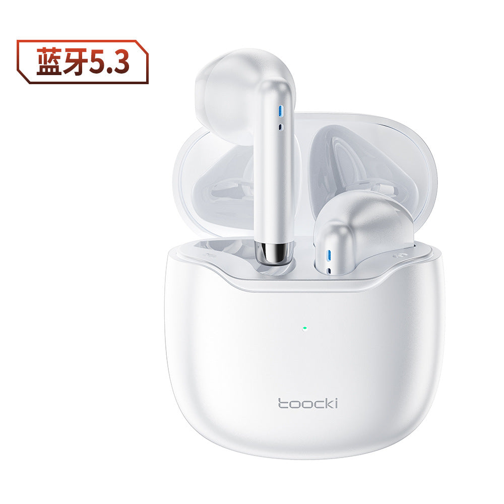 Toocki V08 TWS True Wireless Bluetooth 5.3 Half In-ear Design Overtime Long Battery Life Waterproof Sweat-proof Headset - Move to future