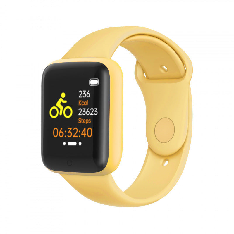 Y68 Macaron Smart Bracelet D20 Macaron New Heart Rate Blood Pressure Multi-Function Bluetooth Watch - Move to future